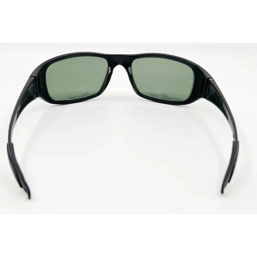 Liberty Sport Roadster Sunglasses Mens Black Green Wrap Around Rectangle